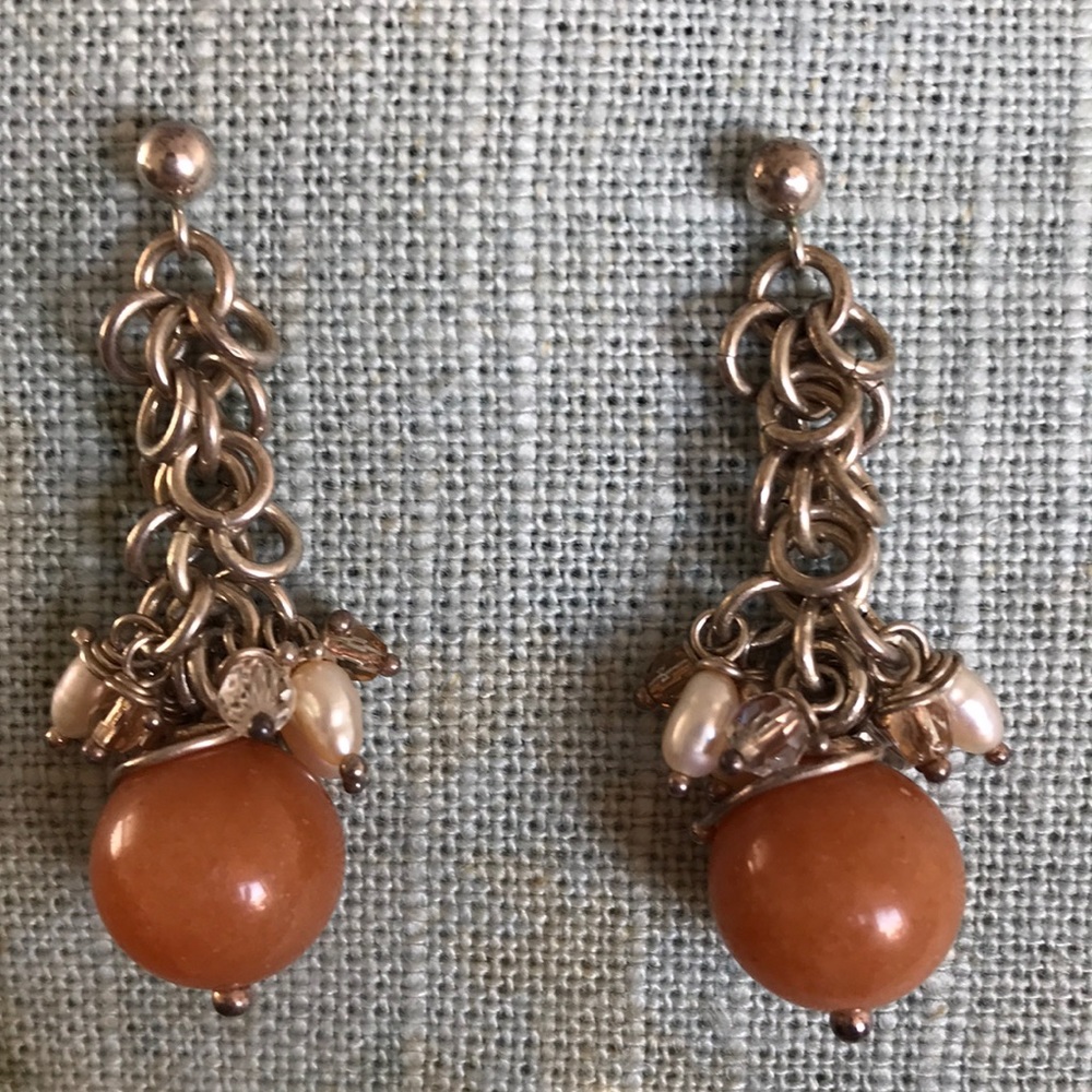 Sterling silver earrings.